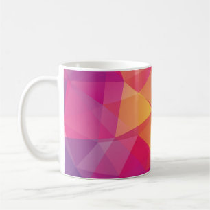 Abstrakter Hintergrund, Hipster, Farbe, Funk, o Kaffeetasse