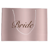 abstrakter Hintergrund in Rose Große Geschenktüte (Rückseite)