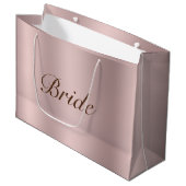 abstrakter Hintergrund in Rose Große Geschenktüte (Vorderseite Schrägansicht)