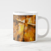 abstrakter Hintergrund Jumbo-Tasse (Rechts)