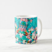 Abstrakter Hintergrund Kaffeetasse (VorderseiteRechts)