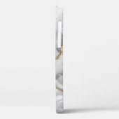 abstrakter Hintergrund, kreative Textur der weißen Case-Mate iPhone Hülle (Rückseite / Links)