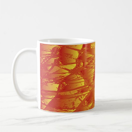 Abstrakter Hintergrund. Kreativer Vintager Hinterg Kaffeetasse (Links)