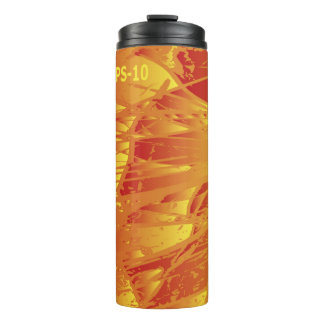 Abstrakter Hintergrund. Kreativer Vintager Hinterg Thermosbecher