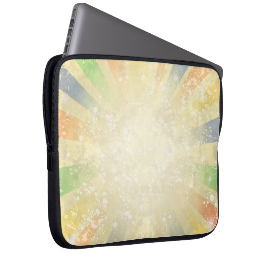 Abstrakter Hintergrund Laptopschutzhülle (Vorne Rechts)