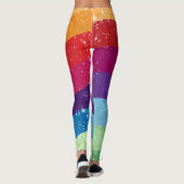 Abstrakter Hintergrund Leggings (Rückseite)