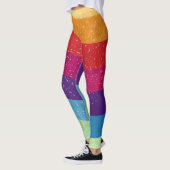 Abstrakter Hintergrund Leggings (Links)