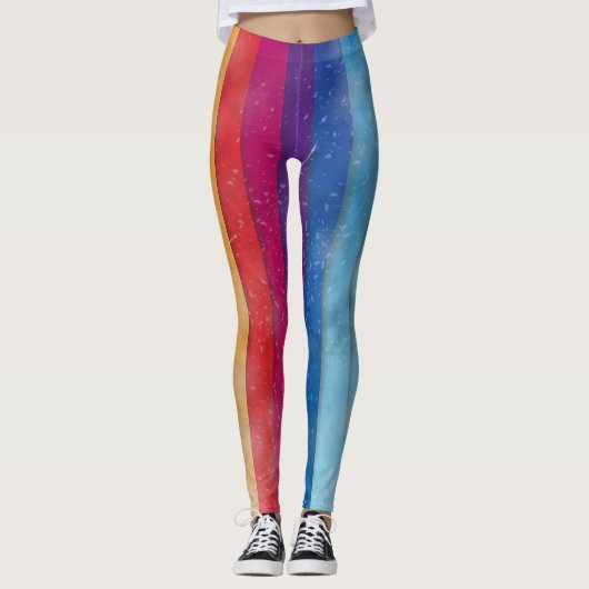 Abstrakter Hintergrund Leggings (Vorderseite)