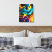 Abstrakter Hintergrund Leinwanddruck (Insitu (Schlafzimmer))