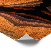 Abstrakter Hintergrund. Leuchtende Farben als abst Poster (Ecke)