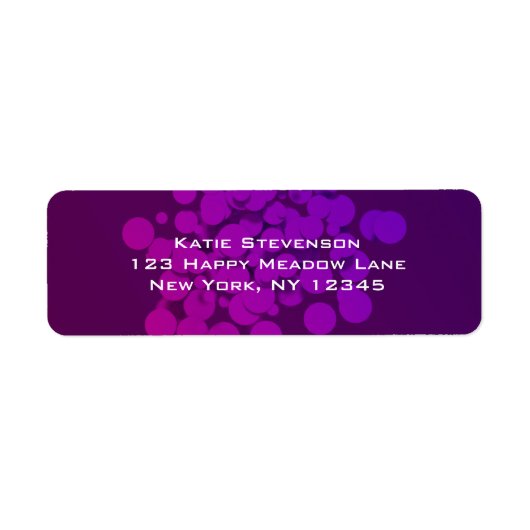 Abstrakter Hintergrund lila Kreise (Vorne)