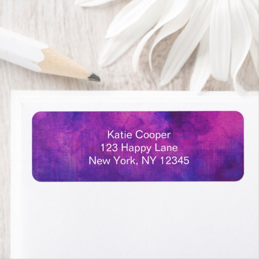 Abstrakter Hintergrund lila und rosa Wasserfarbe (Insitu)