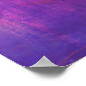 Abstrakter Hintergrund lila und rosa Wasserfarbe Poster (Ecke)