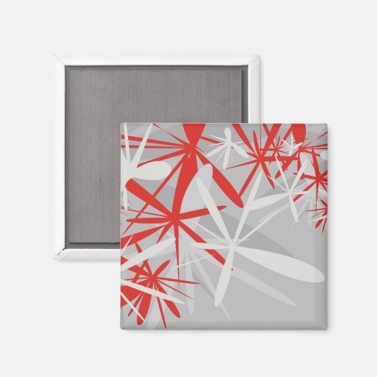 Abstrakter Hintergrund Magnet (Vorderseite/Rückseite)