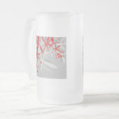 Abstrakter Hintergrund Mattglas Bierglas (Vorderseite Links)