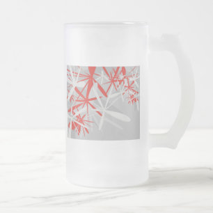 Abstrakter Hintergrund Mattglas Bierglas