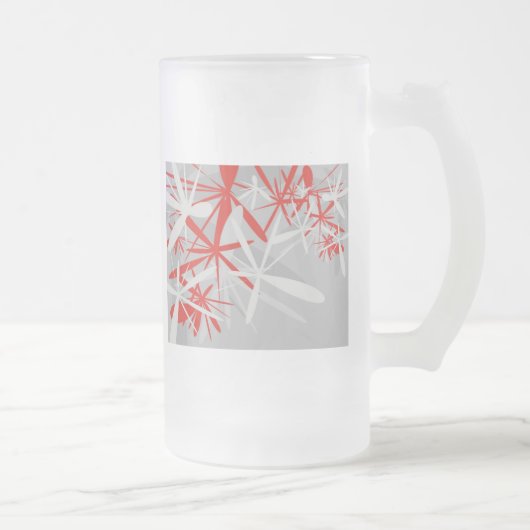 Abstrakter Hintergrund Mattglas Bierglas (Rechts)