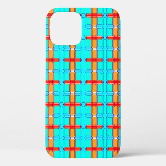 abstrakter Hintergrund | mehrfarbiges Gingham-Must Case-Mate iPhone Hülle (Rückseite)