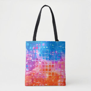 abstrakter Hintergrund.mehrfarbiges Mosaik Tasche