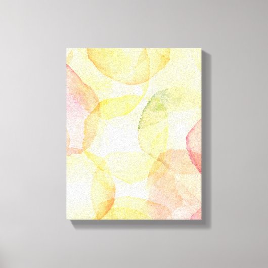 Abstrakter Hintergrund mit Aquarellfarben Leinwanddruck (Vorderseite)