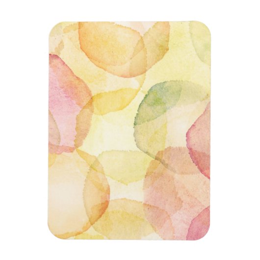 Abstrakter Hintergrund mit Aquarellfarben Magnet (Vertikal)