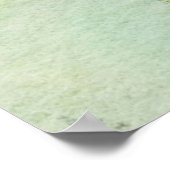 abstrakter Hintergrund mit Aquarelltextur, Öl p Poster (Ecke)