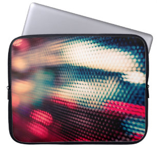 abstrakter Hintergrund mit Bokeh unscharfen Lichte Laptopschutzhülle