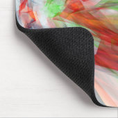 Abstrakter Hintergrund mit bunten Kristallen Mousepad (Ecke)