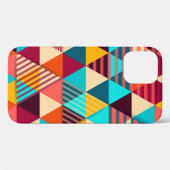Abstrakter Hintergrund mit Dreiecksformen. Moderne Case-Mate iPhone Hülle (Rückseite (Horizontal))