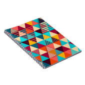 Abstrakter Hintergrund mit Dreiecksformen. Moderne Notizblock (Rechte Seite)