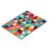 Abstrakter Hintergrund mit Dreiecksformen. Moderne Notizblock (Linke Seite)