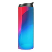 Abstrakter Hintergrund mit farbenfrohem Gradienten Thermosbecher (Nach links gedreht)