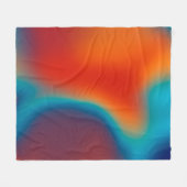 Abstrakter Hintergrund mit farbenfroher blauem Lic Fleecedecke (Vorderseite (Horizontal))