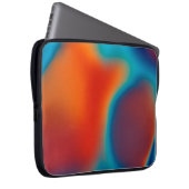 Abstrakter Hintergrund mit farbenfroher blauem Lic Laptopschutzhülle (Vorne Rechts)