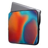 Abstrakter Hintergrund mit farbenfroher blauem Lic Laptopschutzhülle (Vorderseite Links)