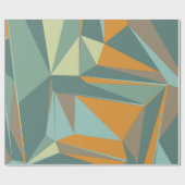 Abstrakter Hintergrund mit farbenfroher Trianglesa Geschenkpapier (Flach)