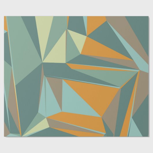 Abstrakter Hintergrund mit farbenfroher Trianglesa Geschenkpapier (Flach)