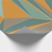 Abstrakter Hintergrund mit farbenfroher Trianglesa Geschenkpapier (Ecke)
