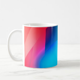 Abstrakter Hintergrund mit farbigem Verlauf. Vibra Kaffeetasse