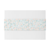 Abstrakter Hintergrund mit gemischten kleinen Einladungsbanderole (Rückseitenbeispiel)