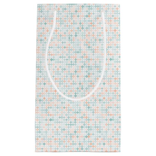 Abstrakter Hintergrund mit gemischten kleinen Kleine Geschenktüte (Vorderseite)