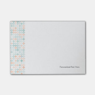 Abstrakter Hintergrund mit gemischten kleinen Post-it Klebezettel