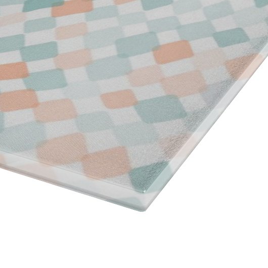 Abstrakter Hintergrund mit gemischten kleinen Schneidebrett (Ecke)