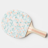 Abstrakter Hintergrund mit gemischten kleinen Tischtennis Schläger (Seitenansicht)