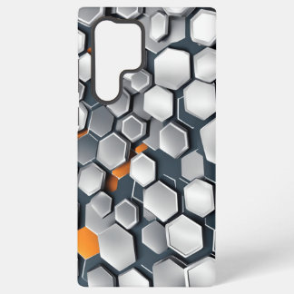 abstrakter Hintergrund mit Hexagonen Samsung Galaxy Hülle
