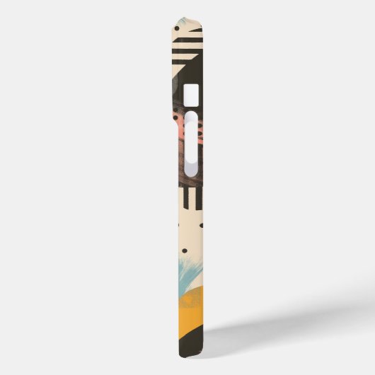 Abstrakter Hintergrund mit linearen Mustern Case-Mate iPhone Hülle (Rückseite / Links)