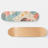 Abstrakter Hintergrund mit linearen Mustern Skateboard (Horizontal)