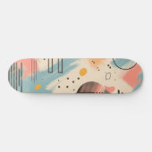 Abstrakter Hintergrund mit linearen Mustern Skateboard (Horizontal)