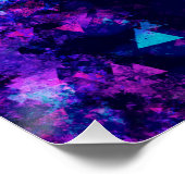 Abstrakter Hintergrund mit modernem Design Poster (Ecke)