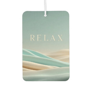 Abstrakter Hintergrund mit "Relax" Text Autolufterfrischer